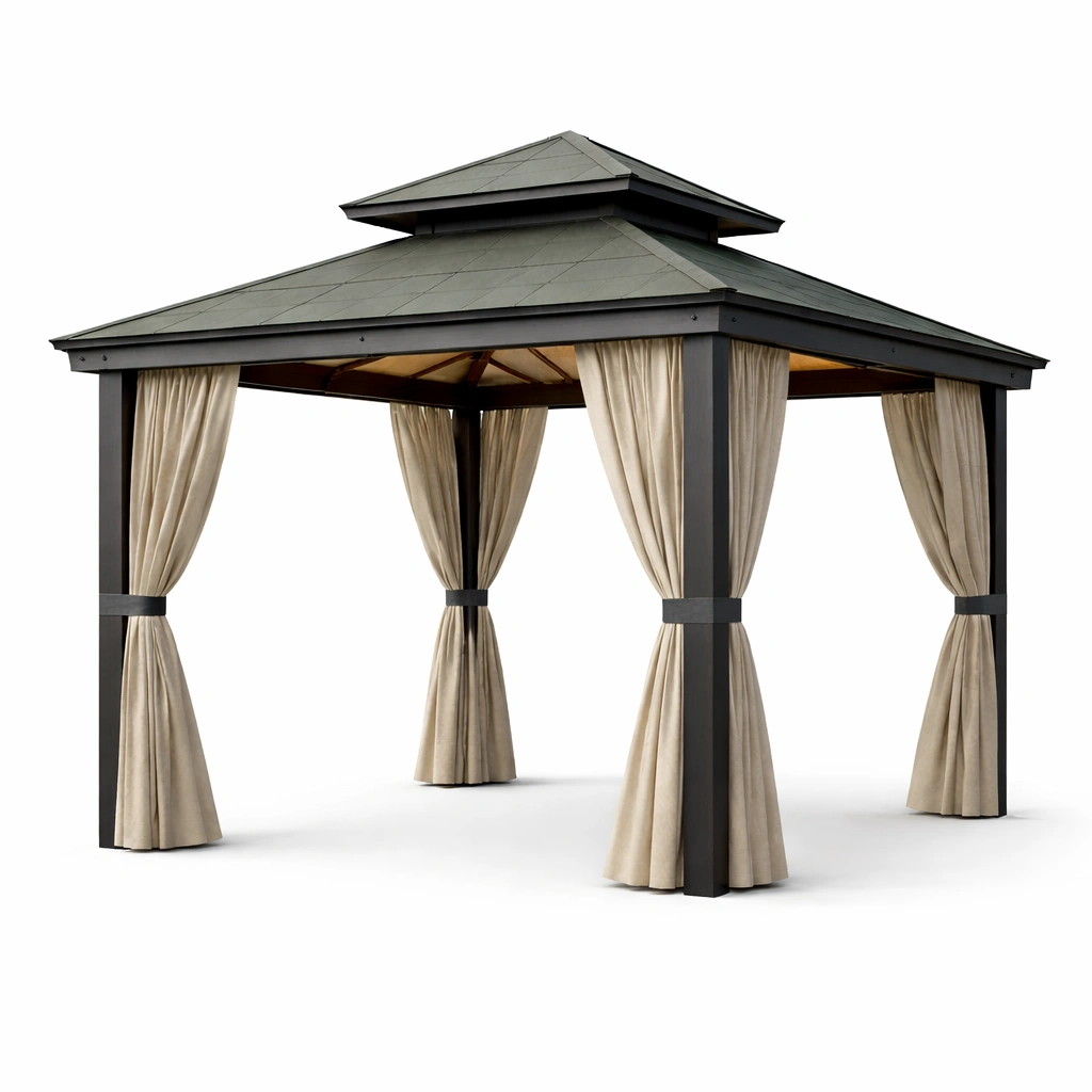 Metallrahmen mit polycarbonatdach pavillon-NESTMINO