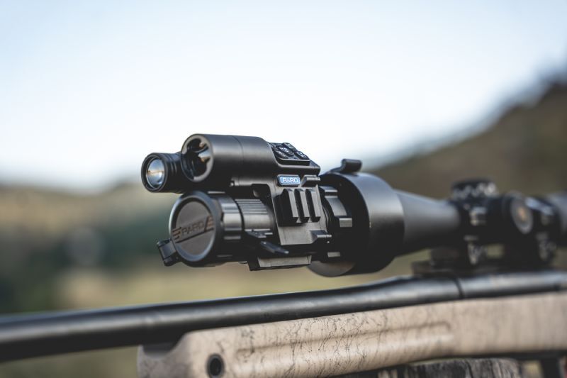 Rifle mounted FT34(LRF) Front Clip-on Thermal Imaging Scope.