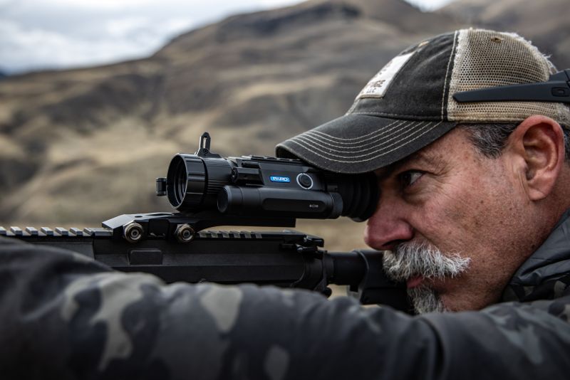 Ocelot 256 Thermal Imaging Scope in use in the field.