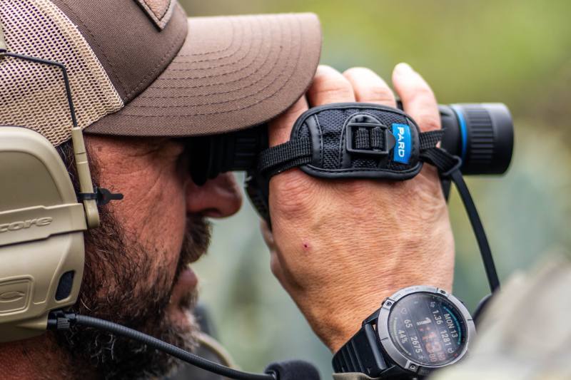 TA32/62 thermal monocular handheld in field.