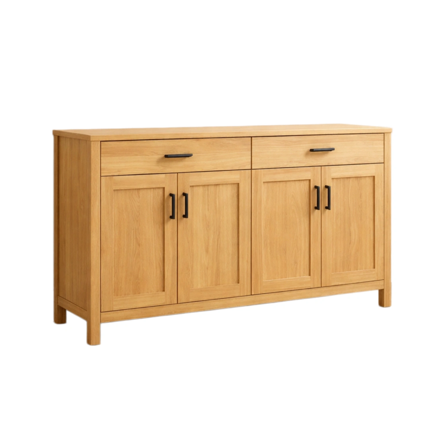 Aparador de roble con 4 puertas y 2 cajones-Neststylez