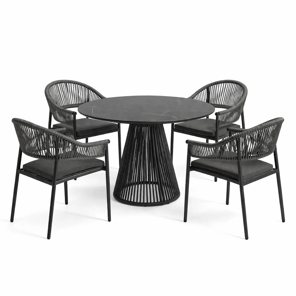 Conjunto de mesa y sillas - homblendy