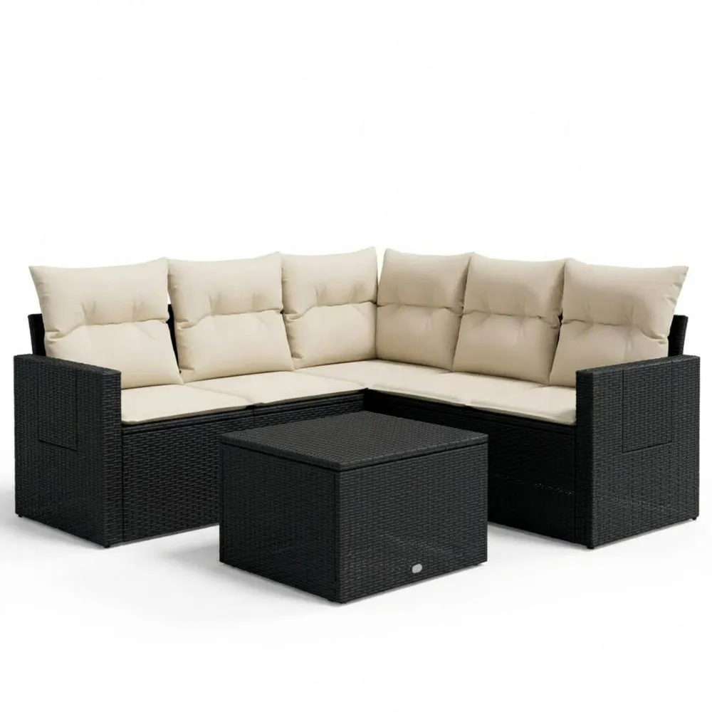 Conjunto de Muebles de Jardín con Mesa Regulable