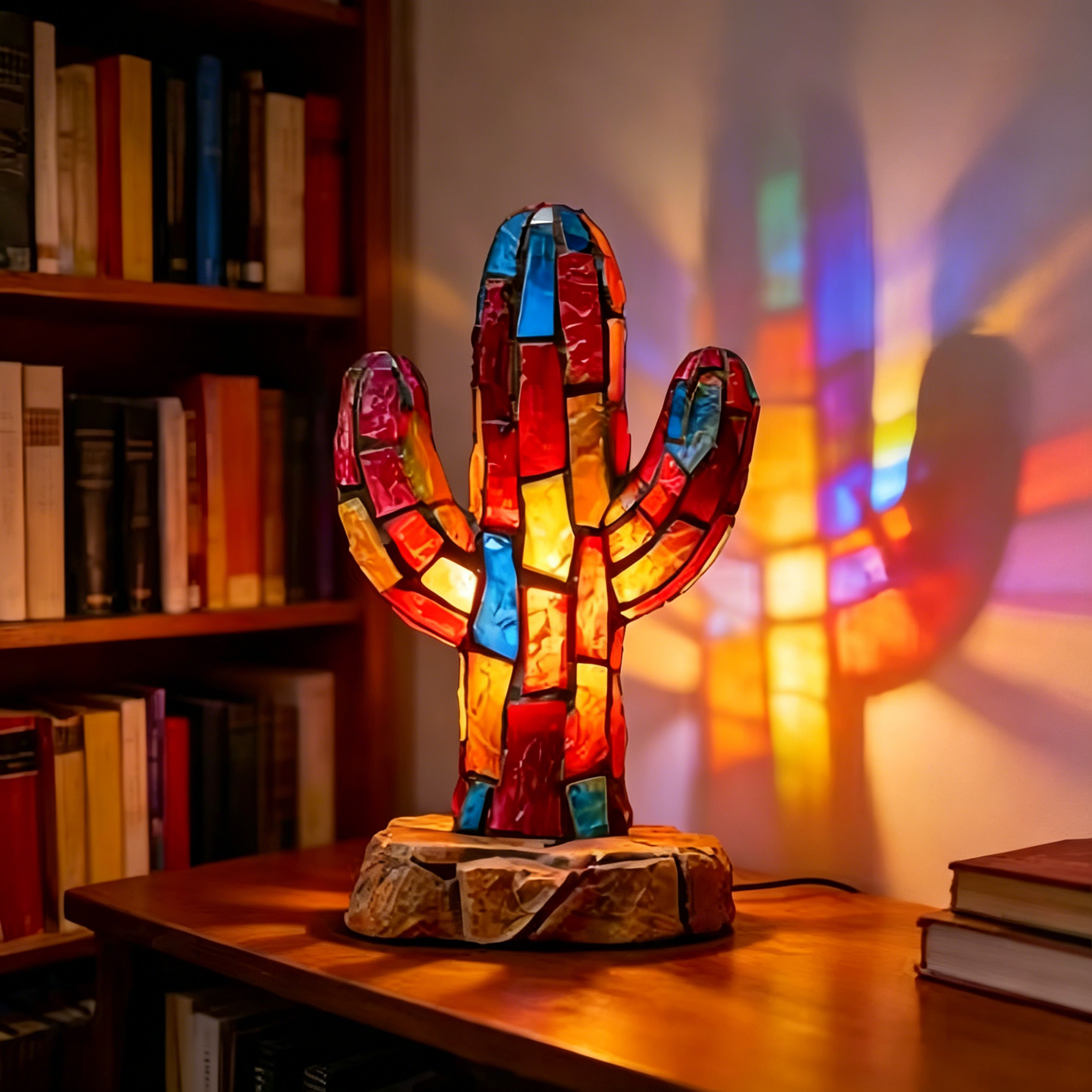 🐾 Stained Glass Animal & Nature Lamp Collection