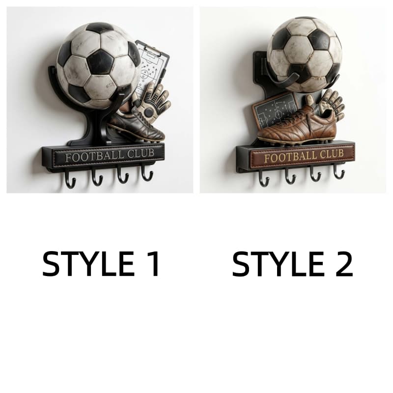 Personalized Vintage Football Club Metal Hook