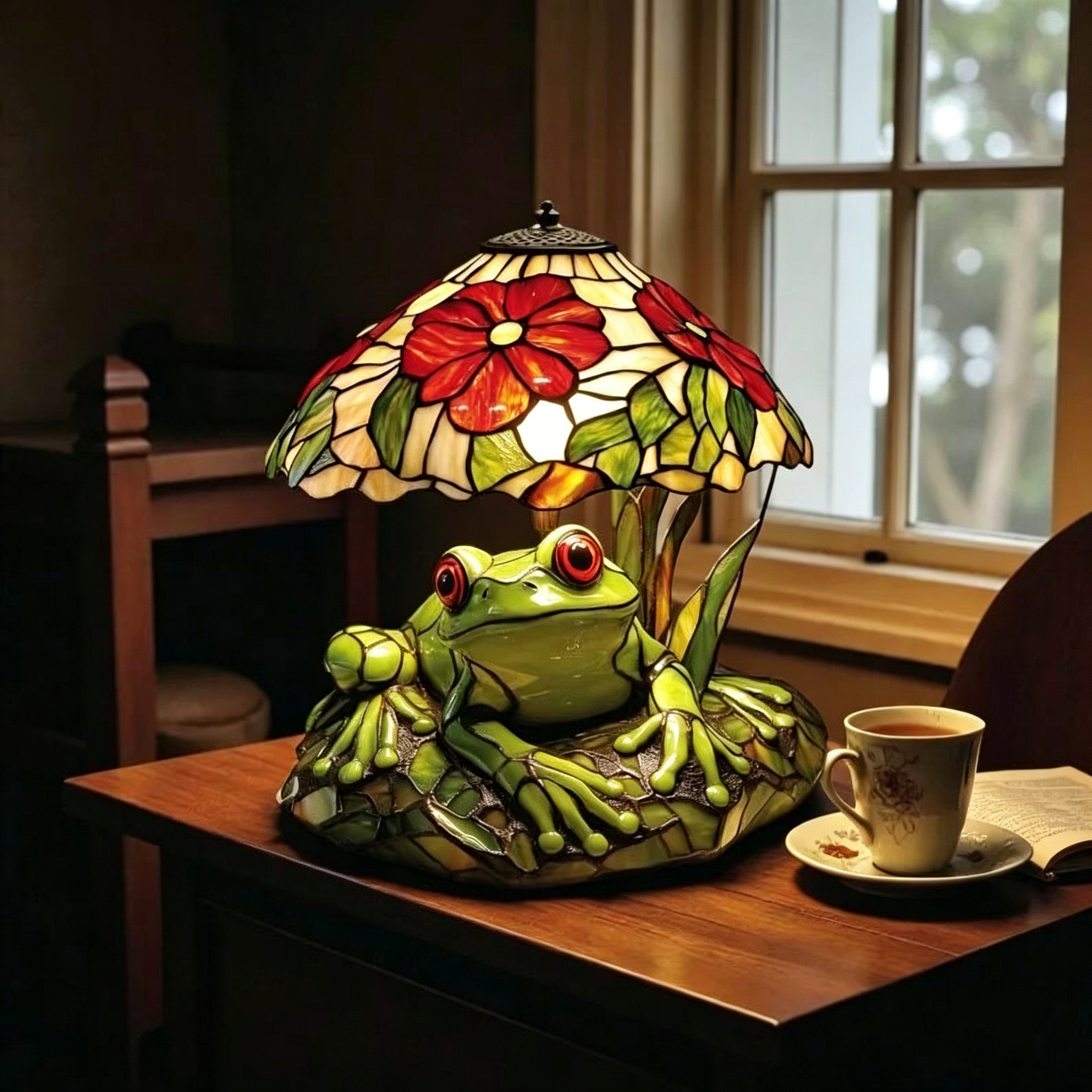 🐾 Stained Glass Animal & Nature Lamp Collection