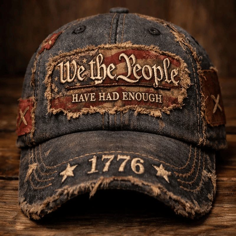 Unisex casual hat with a 250th anniversary of the United States commemorative print.