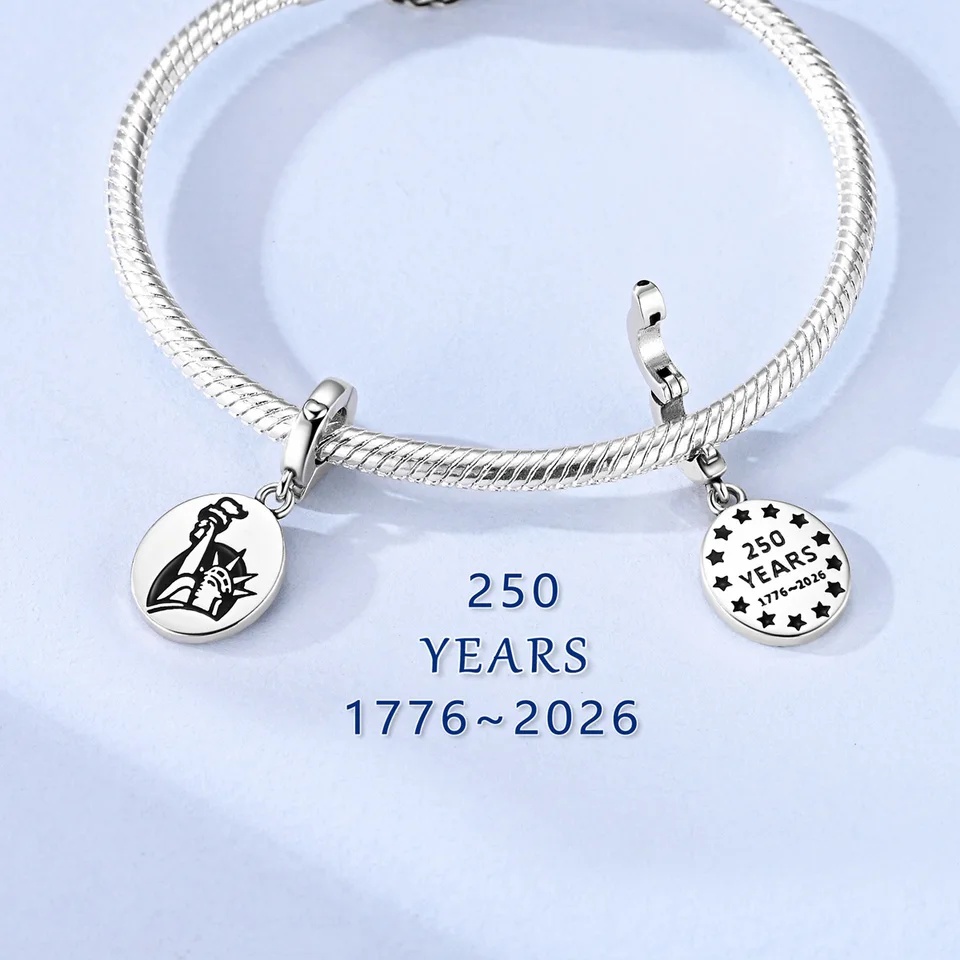 USA 250th Anniversary Pandora Compatible Charms