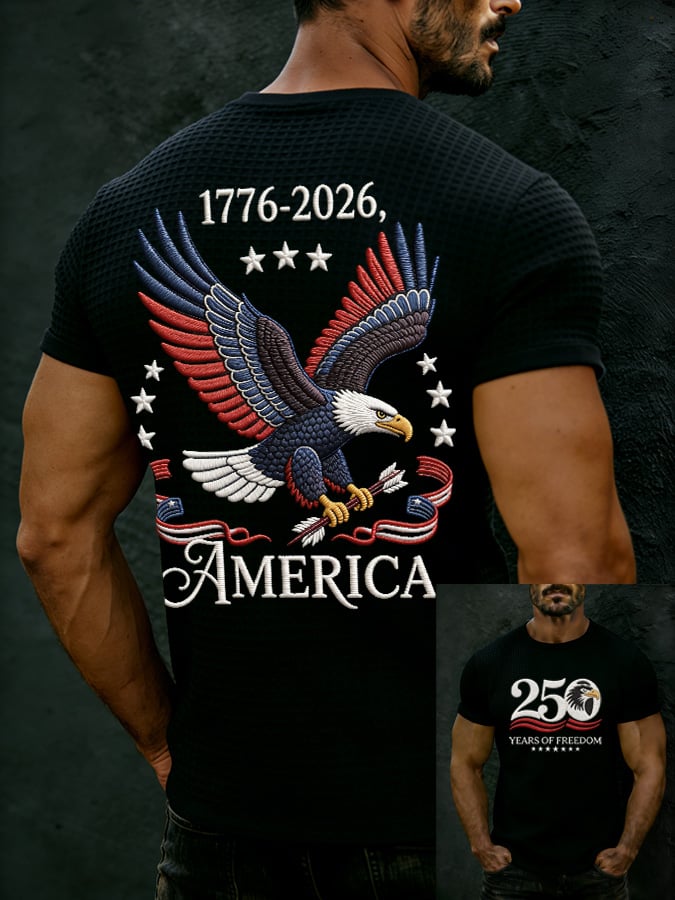 Men's American 250th Anniversary Print Top