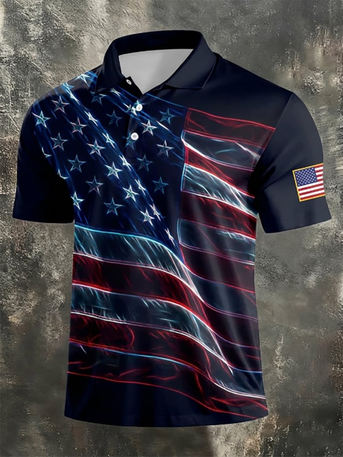 Men's America Anniversary Short-Sleeve Polo Shirt