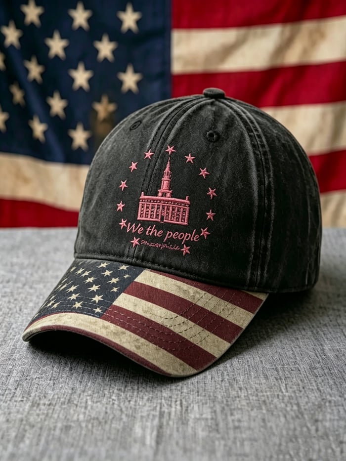 Unisex USA America Birthday 1776–2026 We The People Baseball Cap