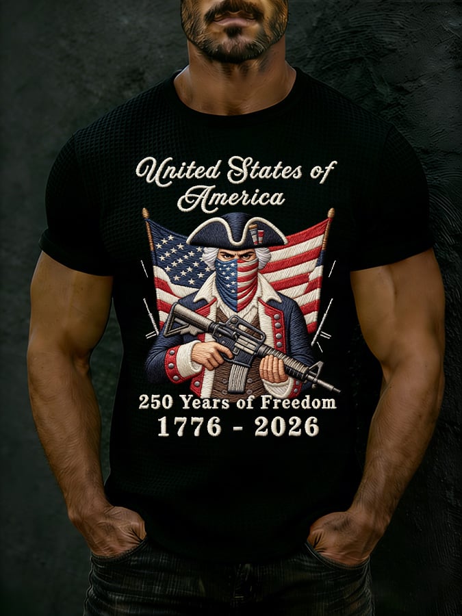 Men's American 250th Anniversary Print Top