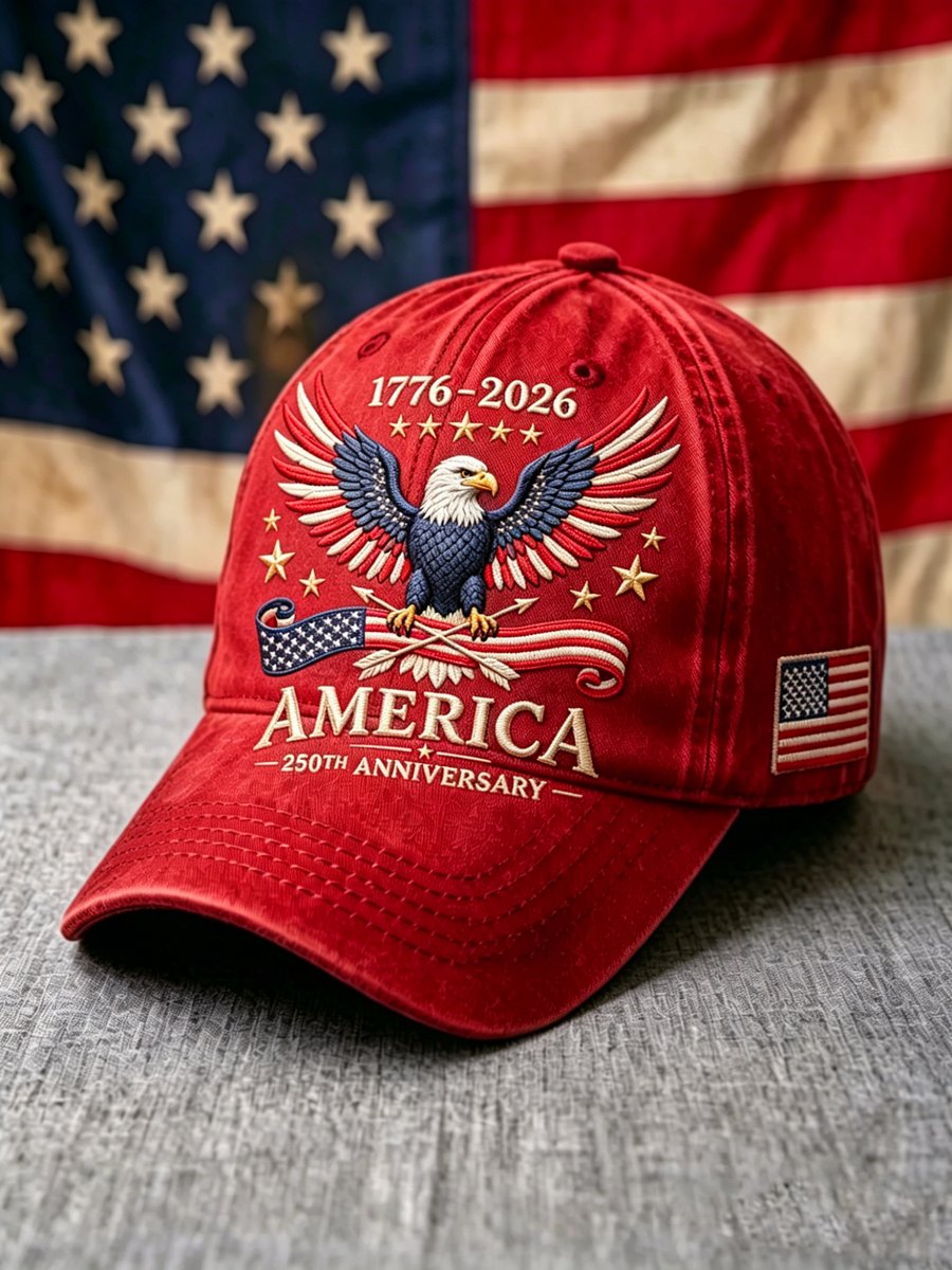 Unisex USA 250 Years Anniversary Baseball Cap