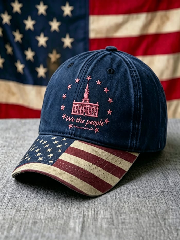 Unisex USA America Birthday 1776–2026 We The People Baseball Cap