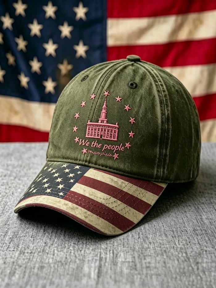 Unisex USA America Birthday 1776–2026 We The People Baseball Cap