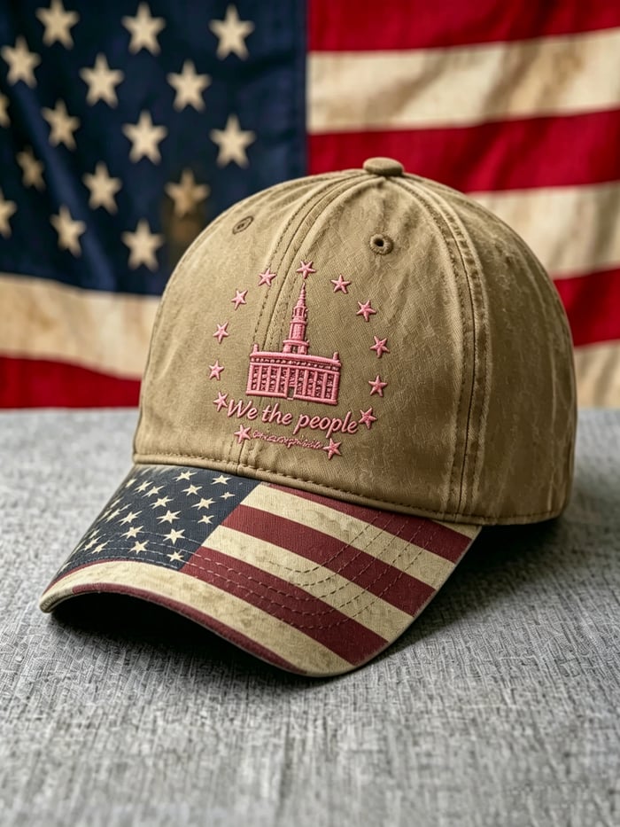 Unisex USA America Birthday 1776–2026 We The People Baseball Cap