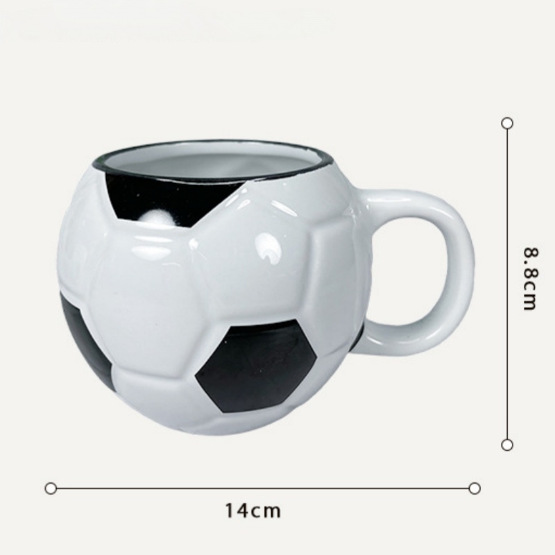 Personalized Soccer themed ceramic mug