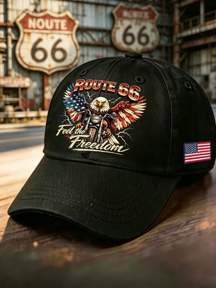 Retro 66 100th Anniversary Print Baseball Cap