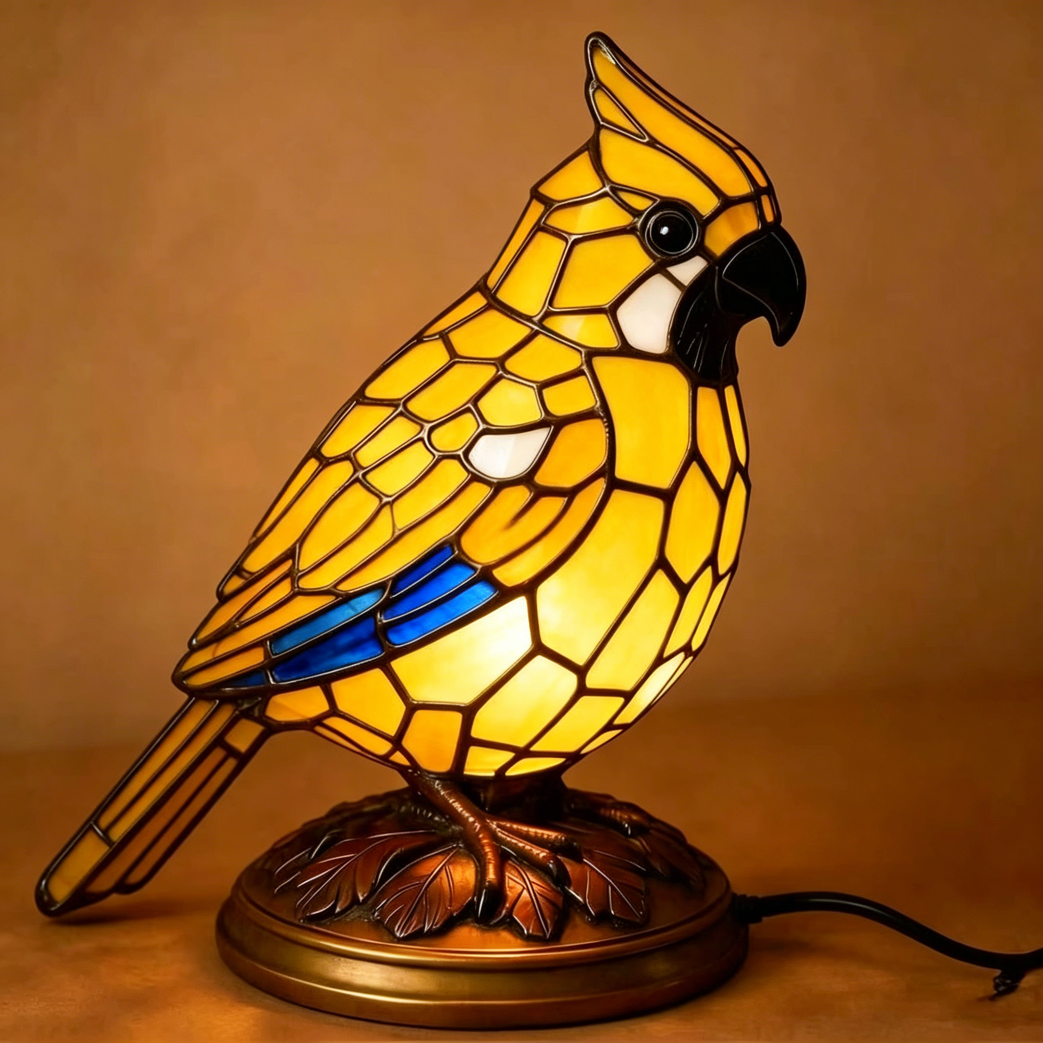 🐦 Stained Glass Bird Lamp Series