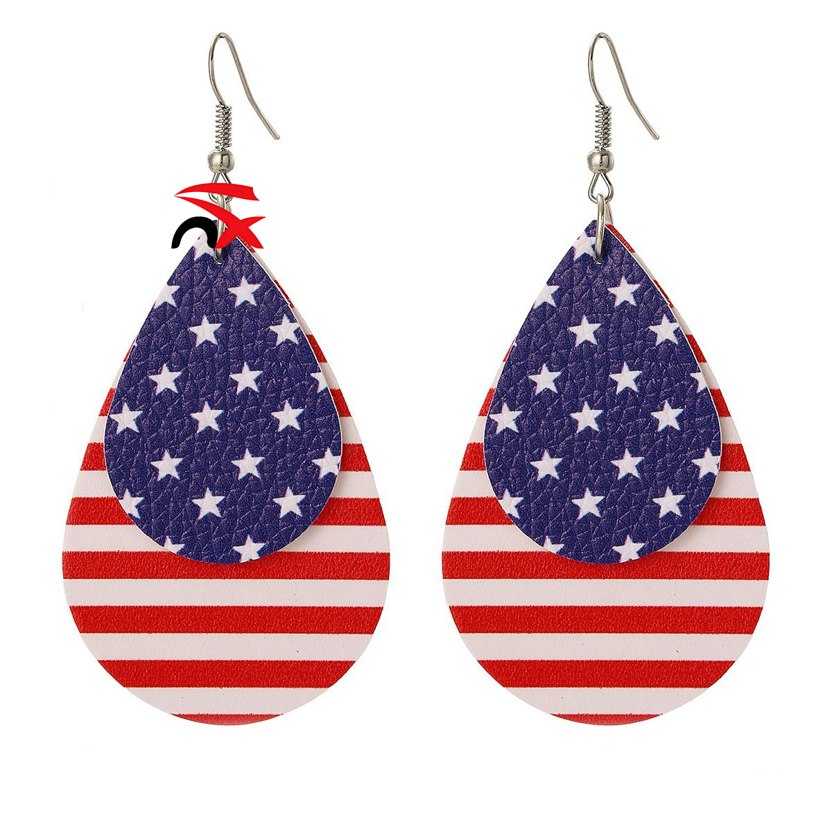 USA 250th Anniversary Patriotic Earrings Set