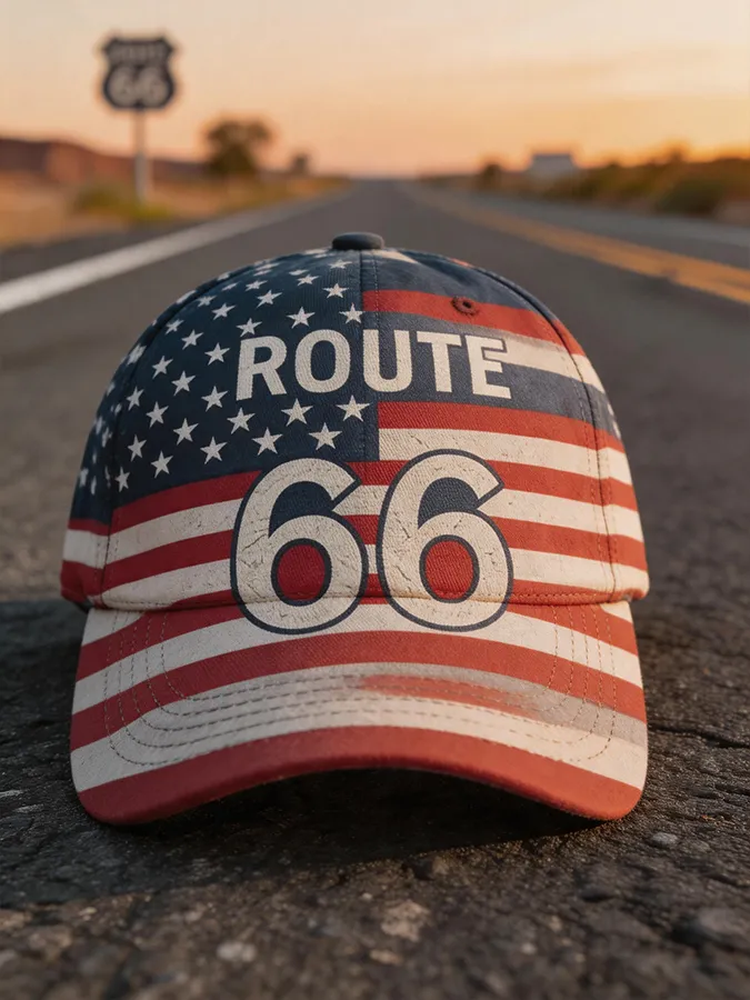 Unisex 66 Print Cap