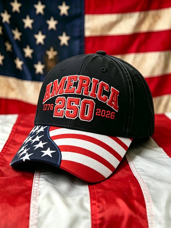 Unisex USA America Birthday 1776–2026 Baseball Cap