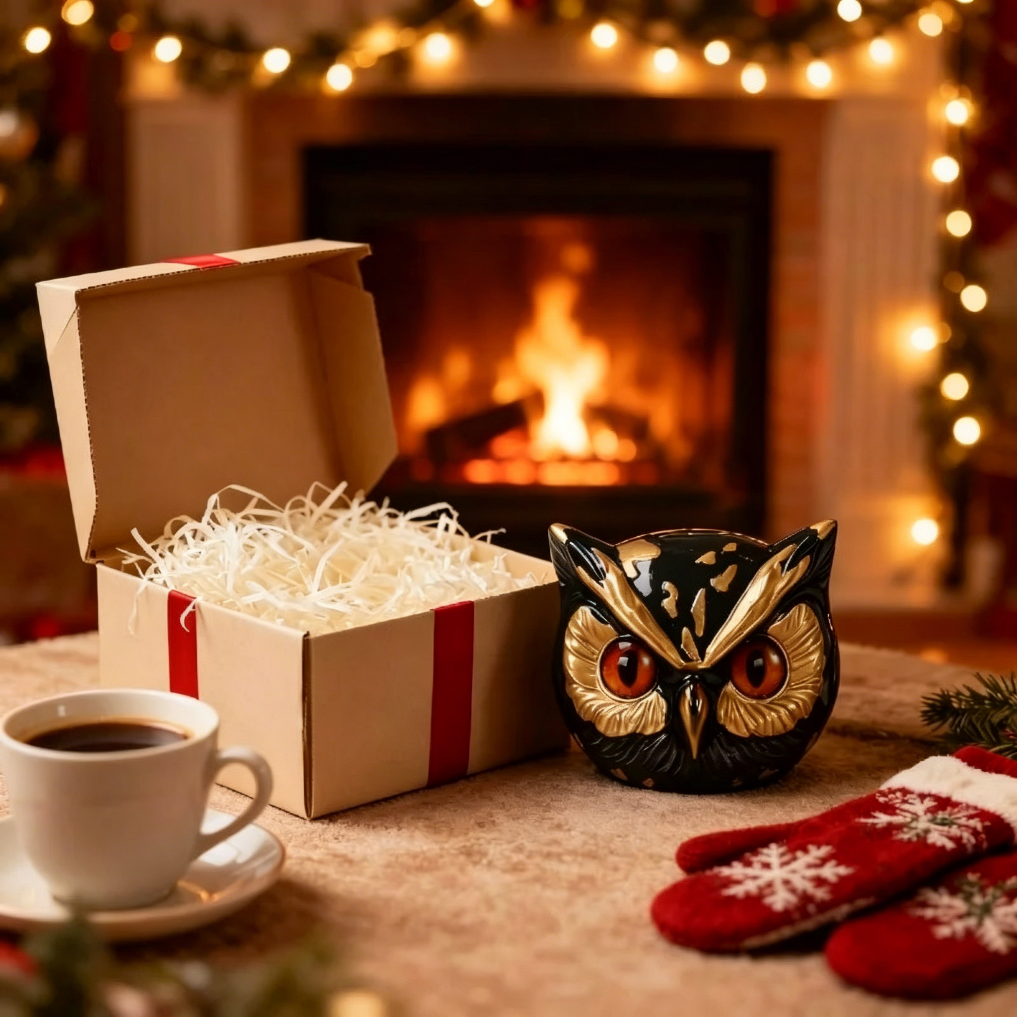 Stunning Owl Decor – Handcrafted Decorative Accent for Home