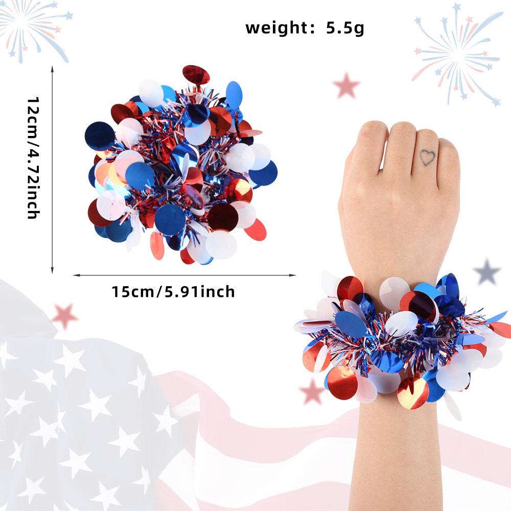 USA 250th Anniversary Patriotic Wrist Corsages