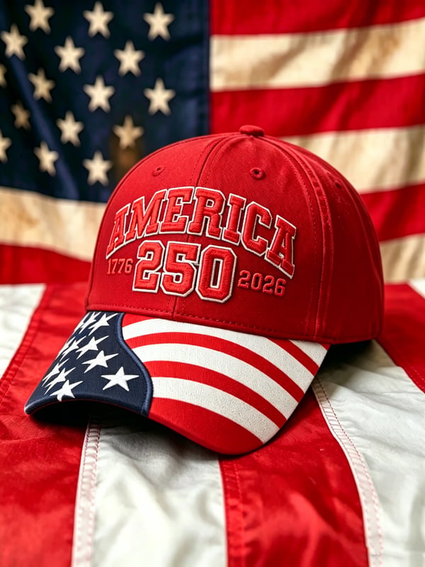 Unisex USA America Birthday 1776–2026 Baseball Cap