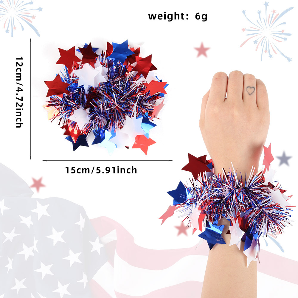 USA 250th Anniversary Patriotic Wrist Corsages