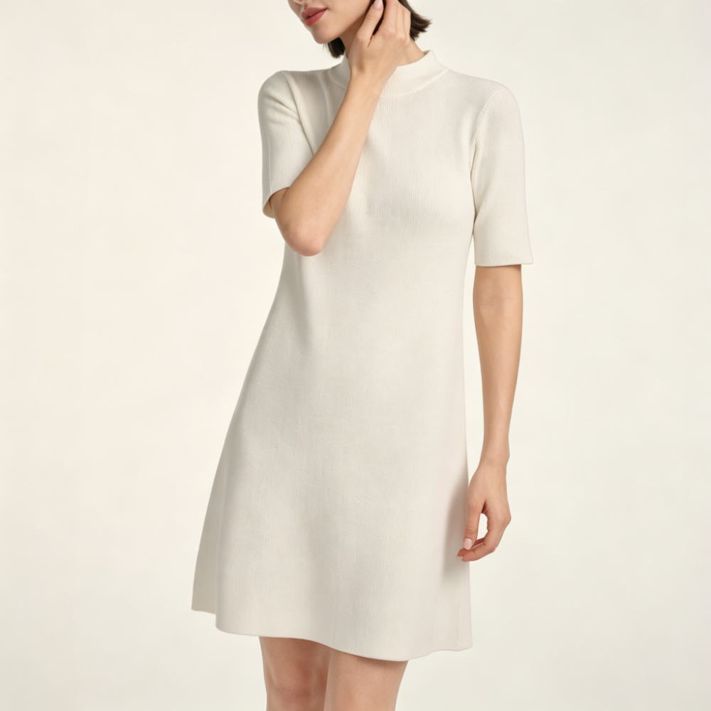 Cream women's dress