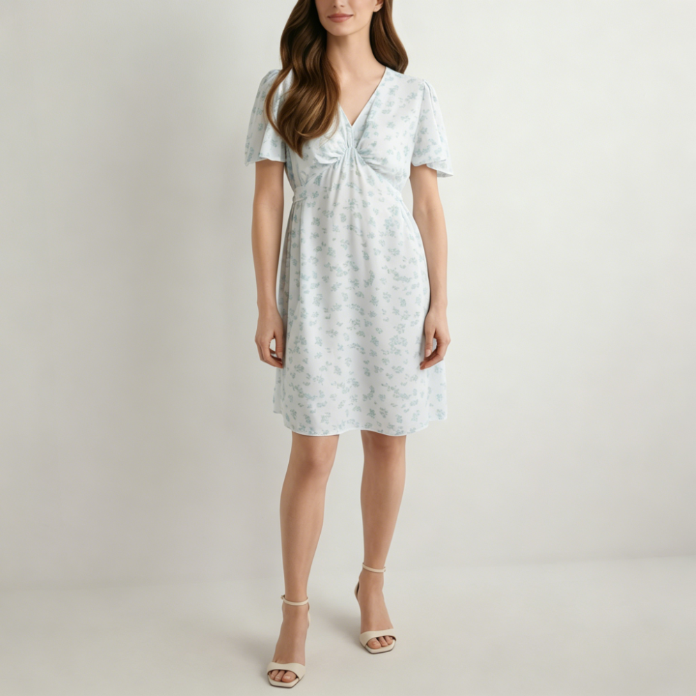 Women's short floral dress