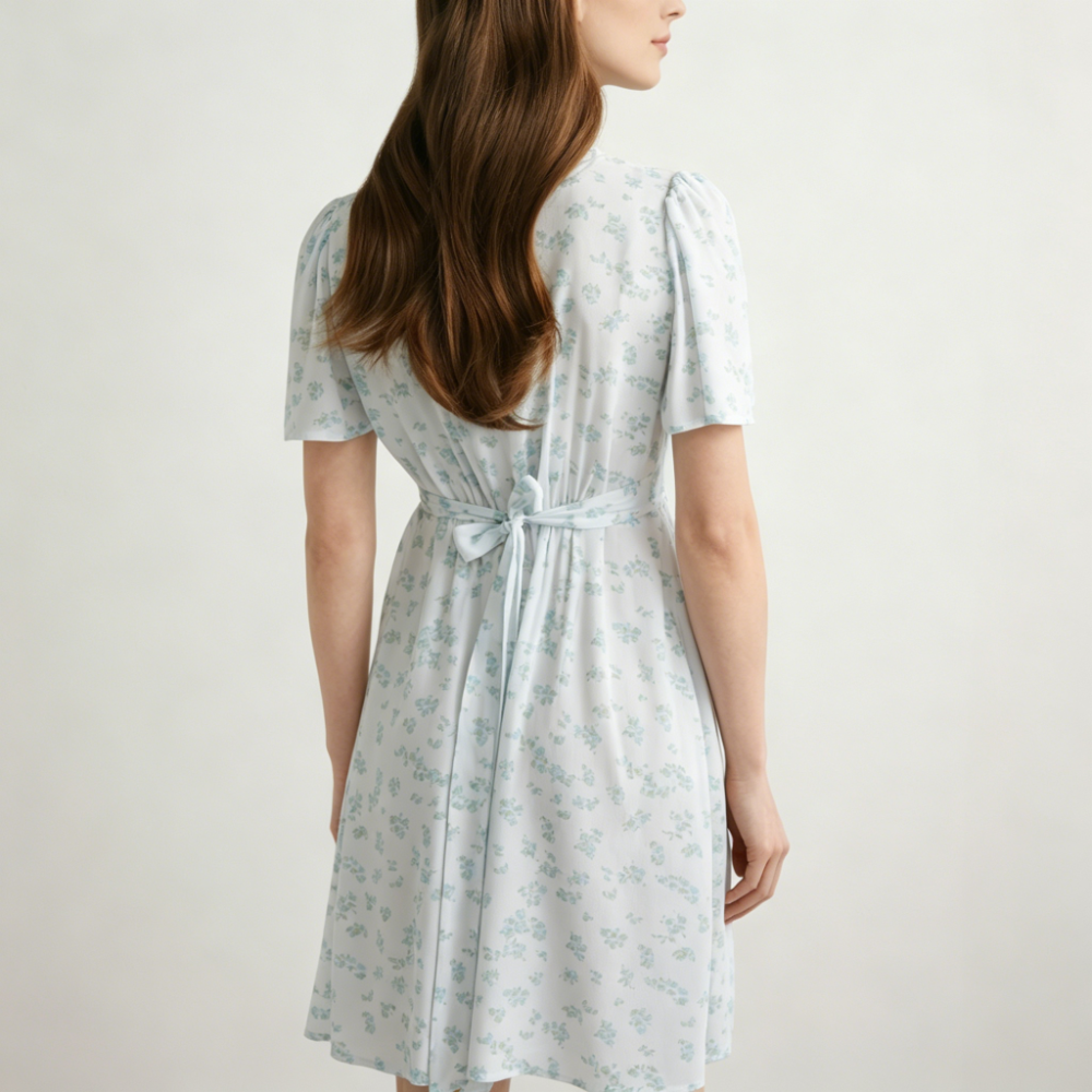 Women's short floral dress