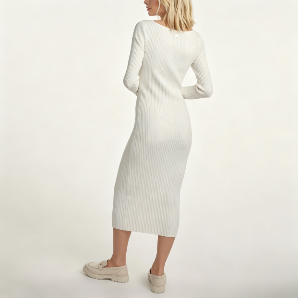 Cream long dress