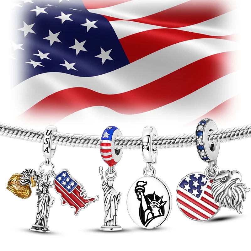 USA 250th Anniversary Pandora Compatible Charms
