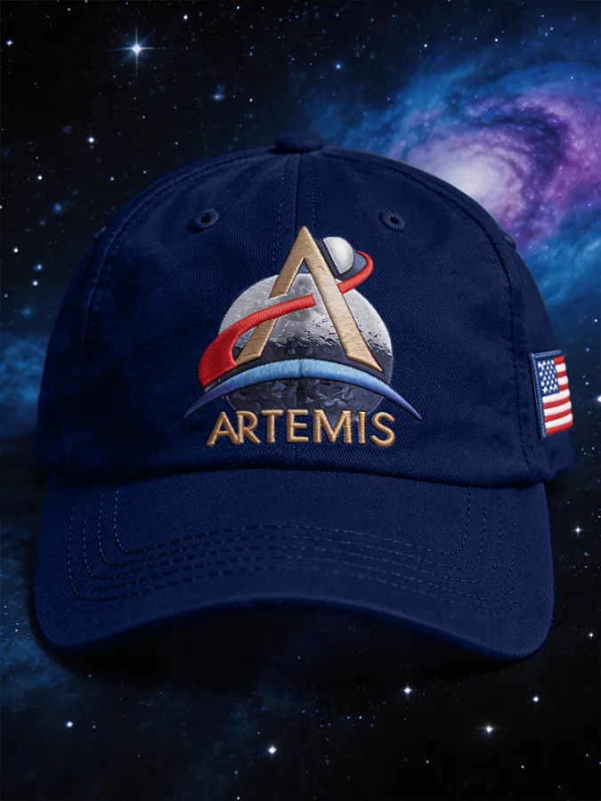 Unisex Artemis II 2026 Rocket Launch Print Hat