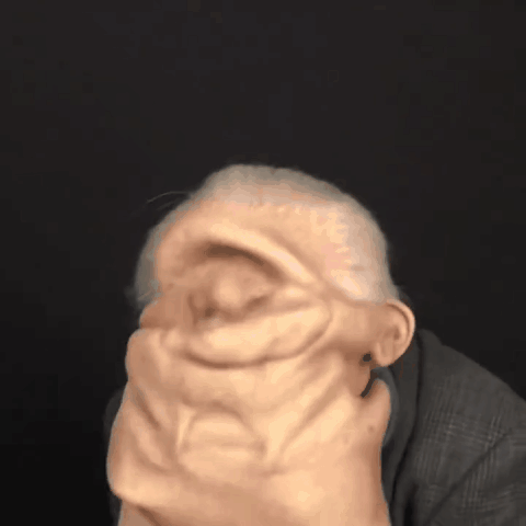 Halloween Old Man Mask