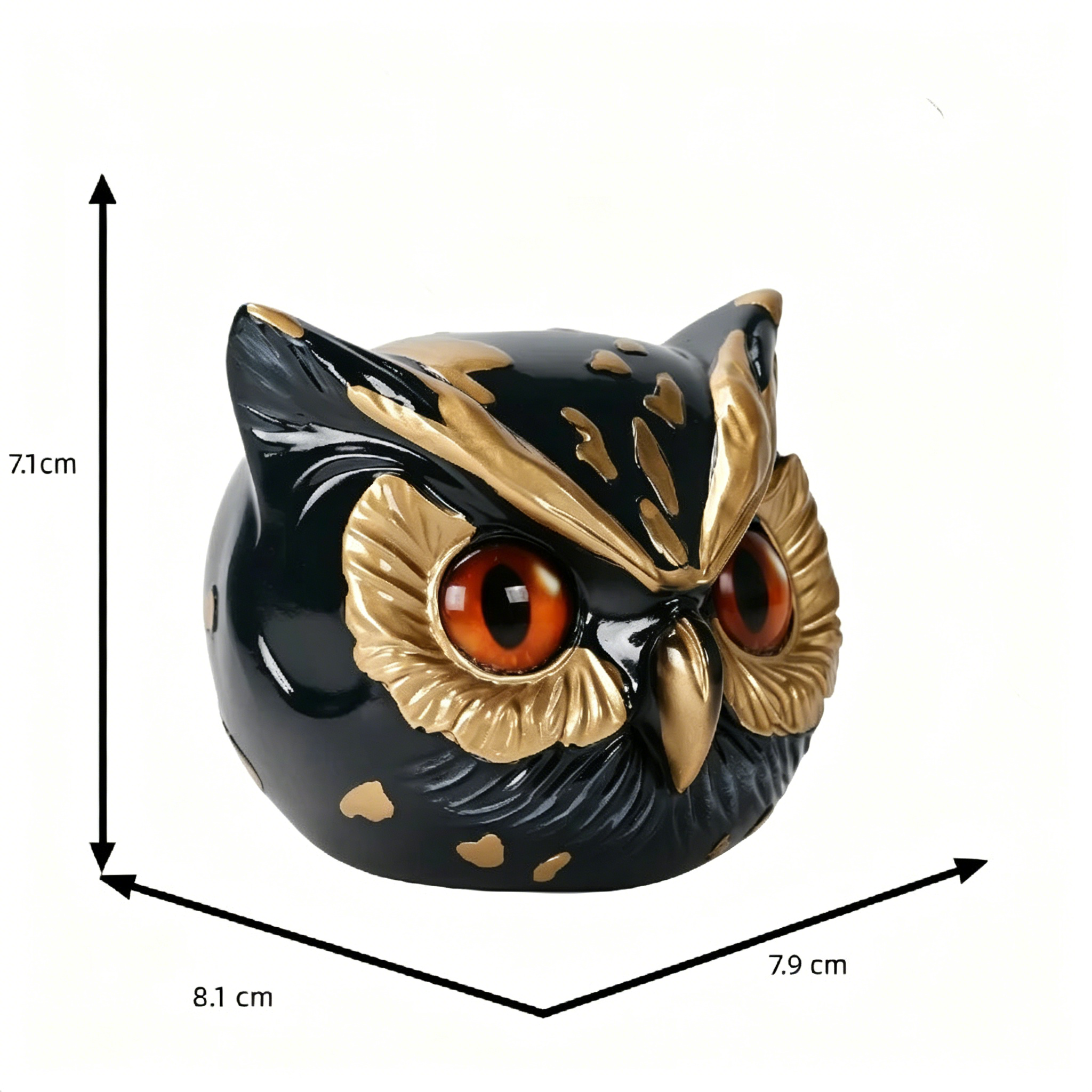 Stunning Owl Decor – Handcrafted Decorative Accent for Home