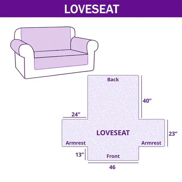 Holiday Glow Quilted Sofa Cover GFTOTP13796   