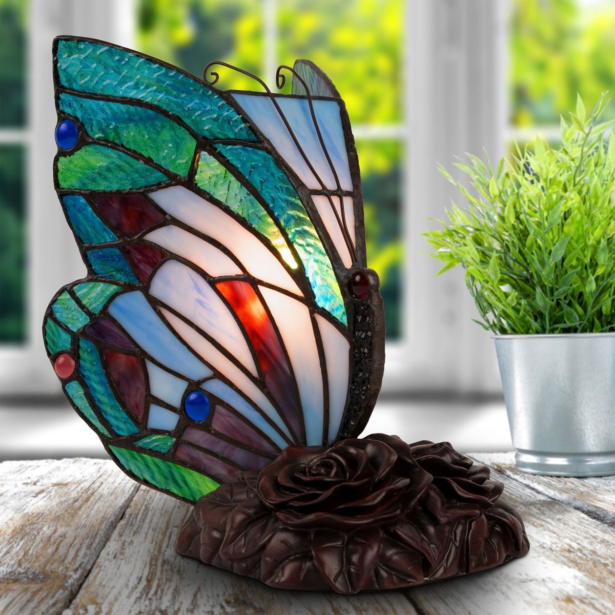 Stained Glass Animal Lamp Collection B
