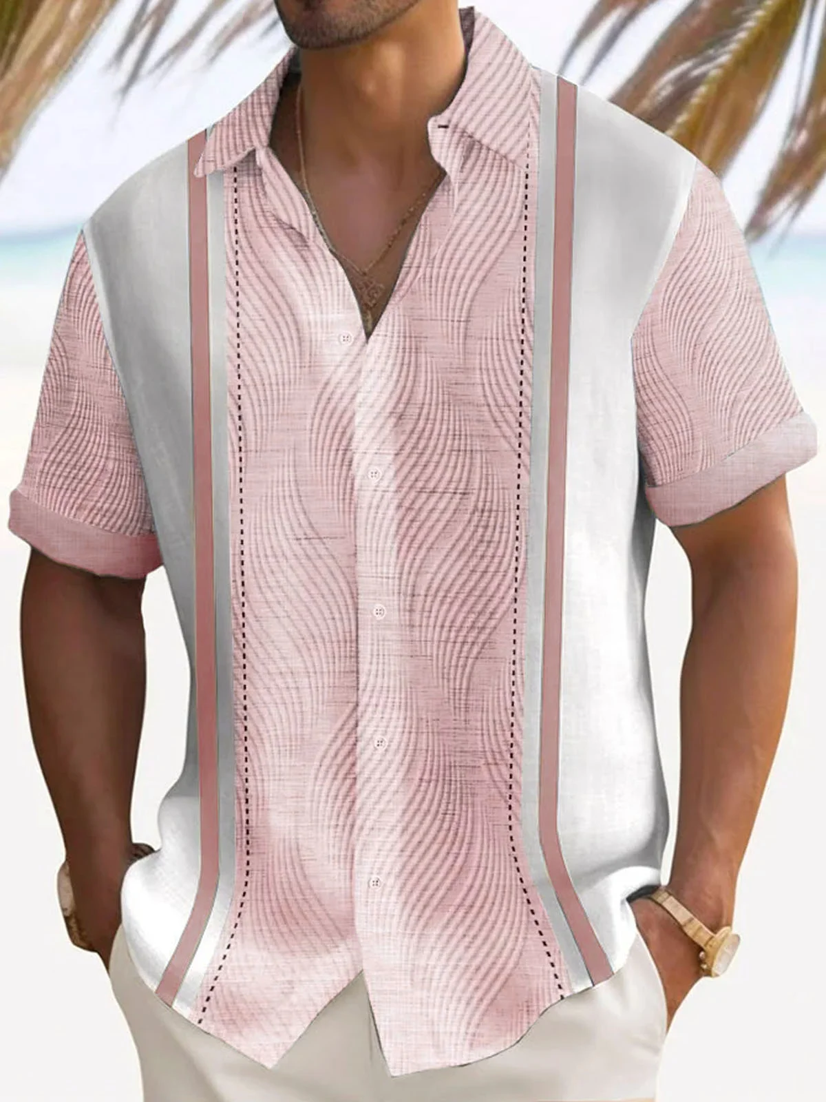 Cargks®Retro Men's Button Pocket Short Sleeve Shirt