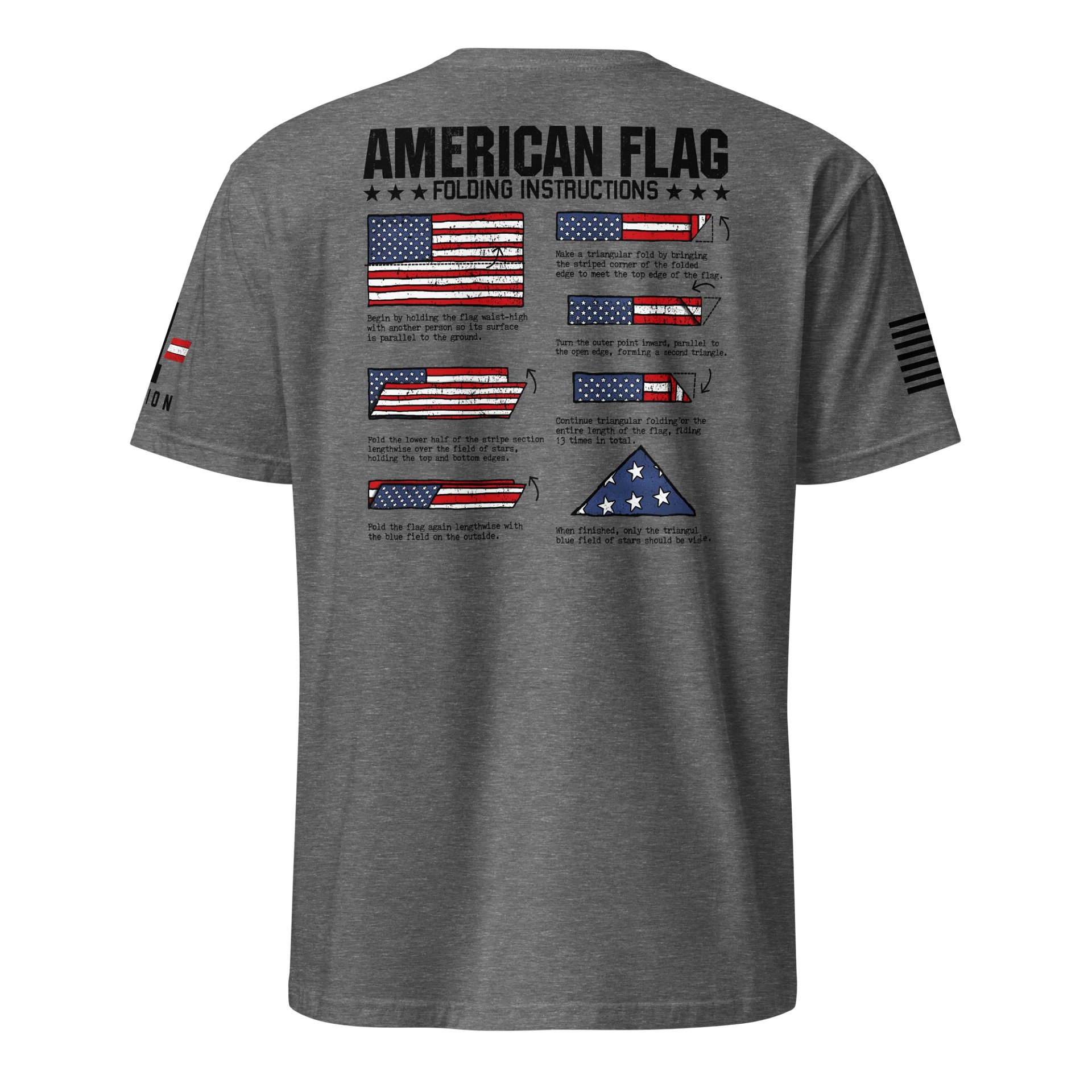 AMERICAN FLAG FOLDING INSTRUCTIONS