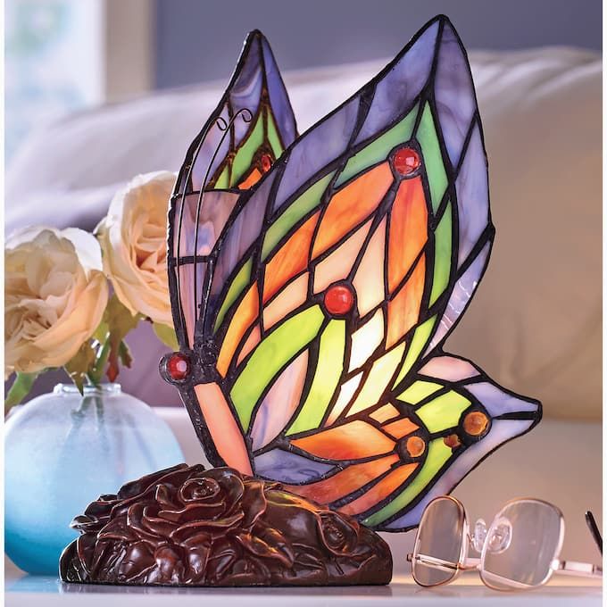 Stained Glass Animal Lamp Collection B