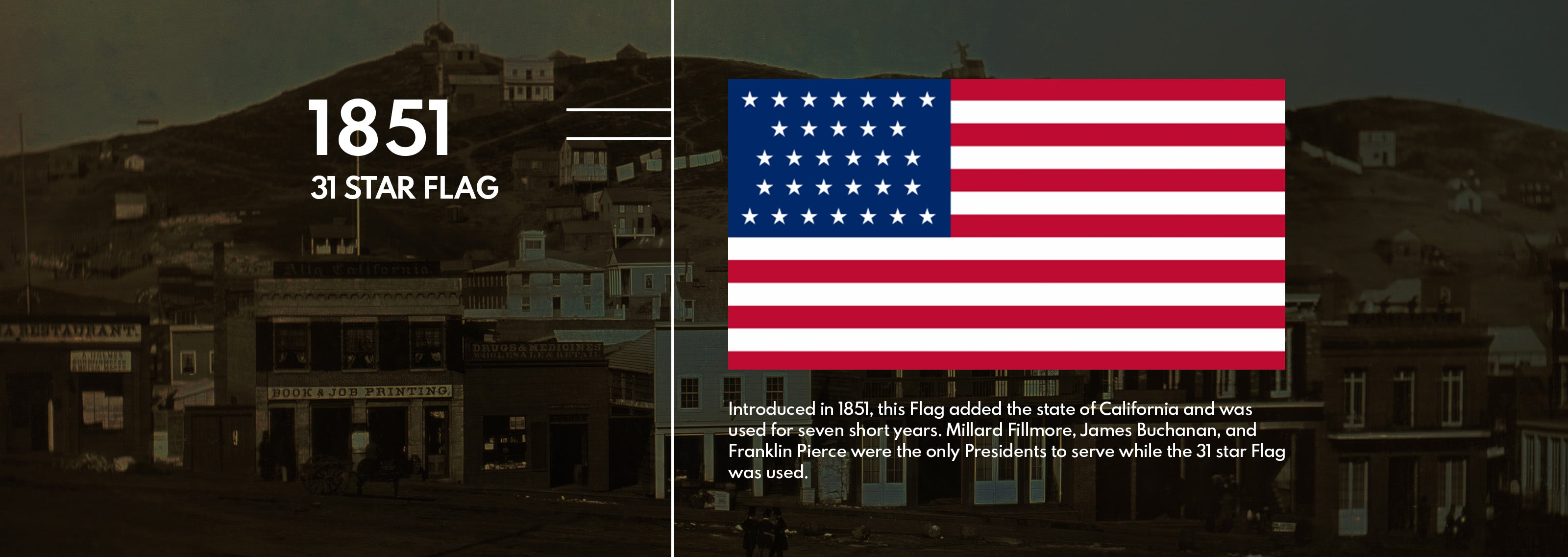 US Flag Evolution - 1819