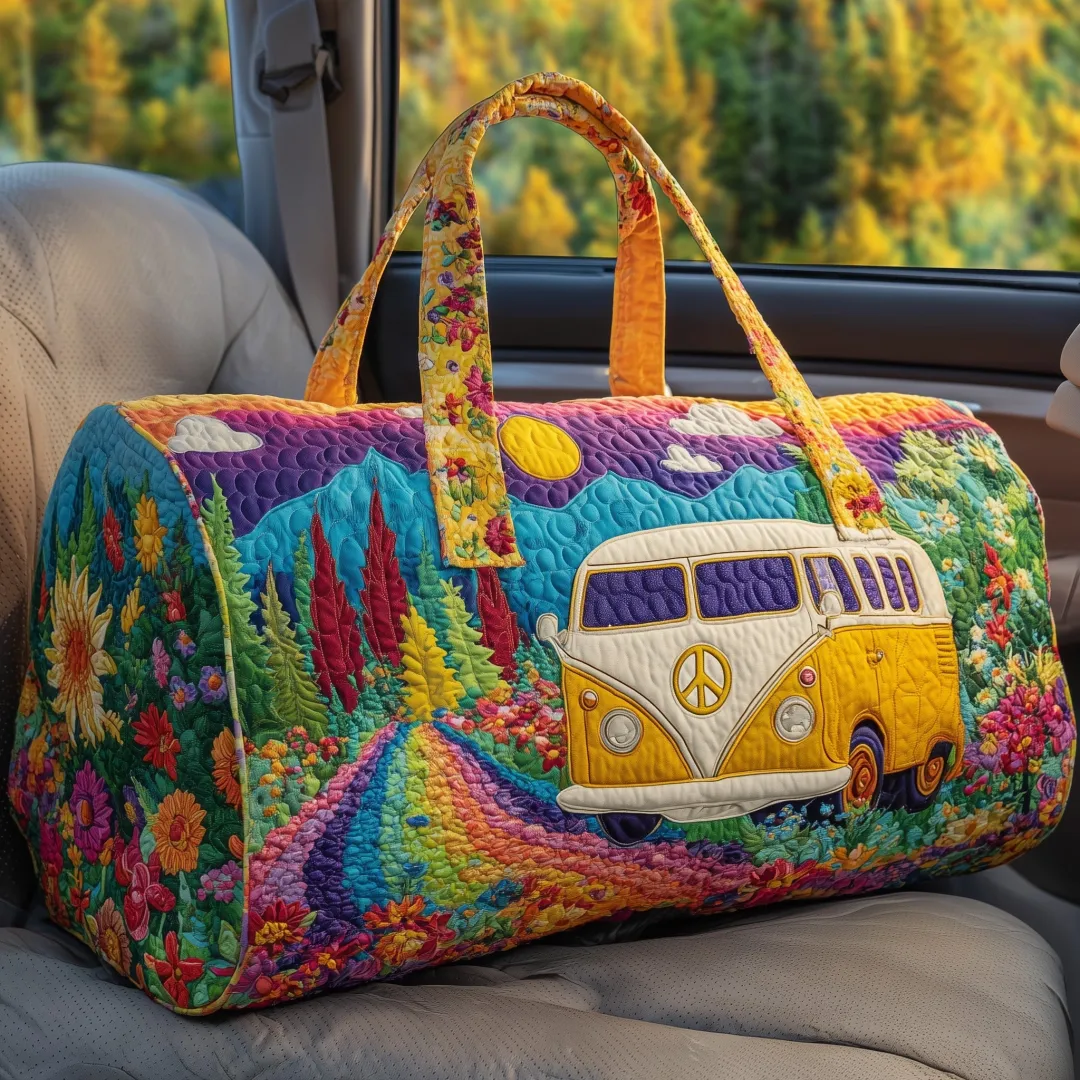 Hippie Journey Quilted Duffle Bag GFTOTP10823