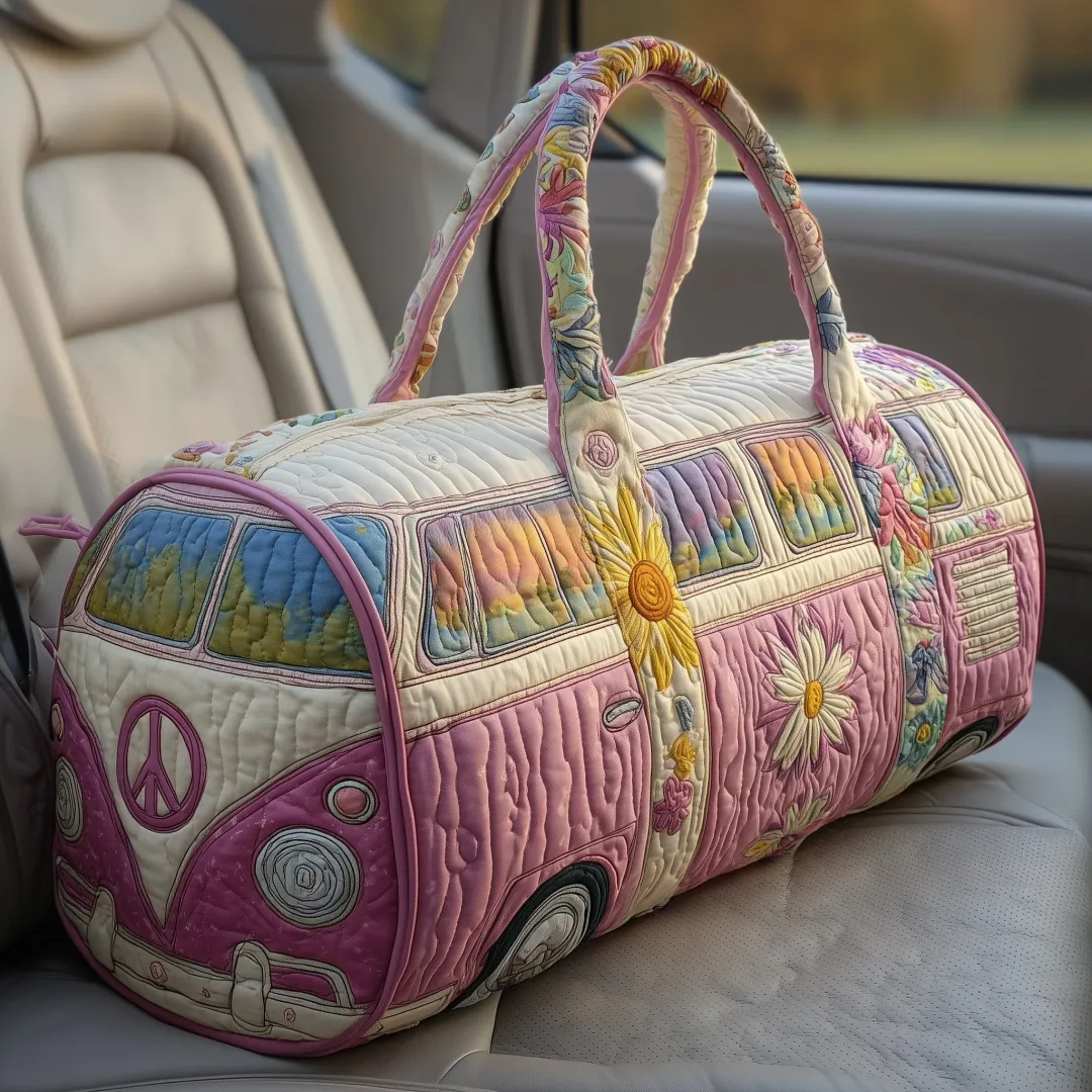 Hippie Journey Quilted Duffle Bag GFTOTP10823