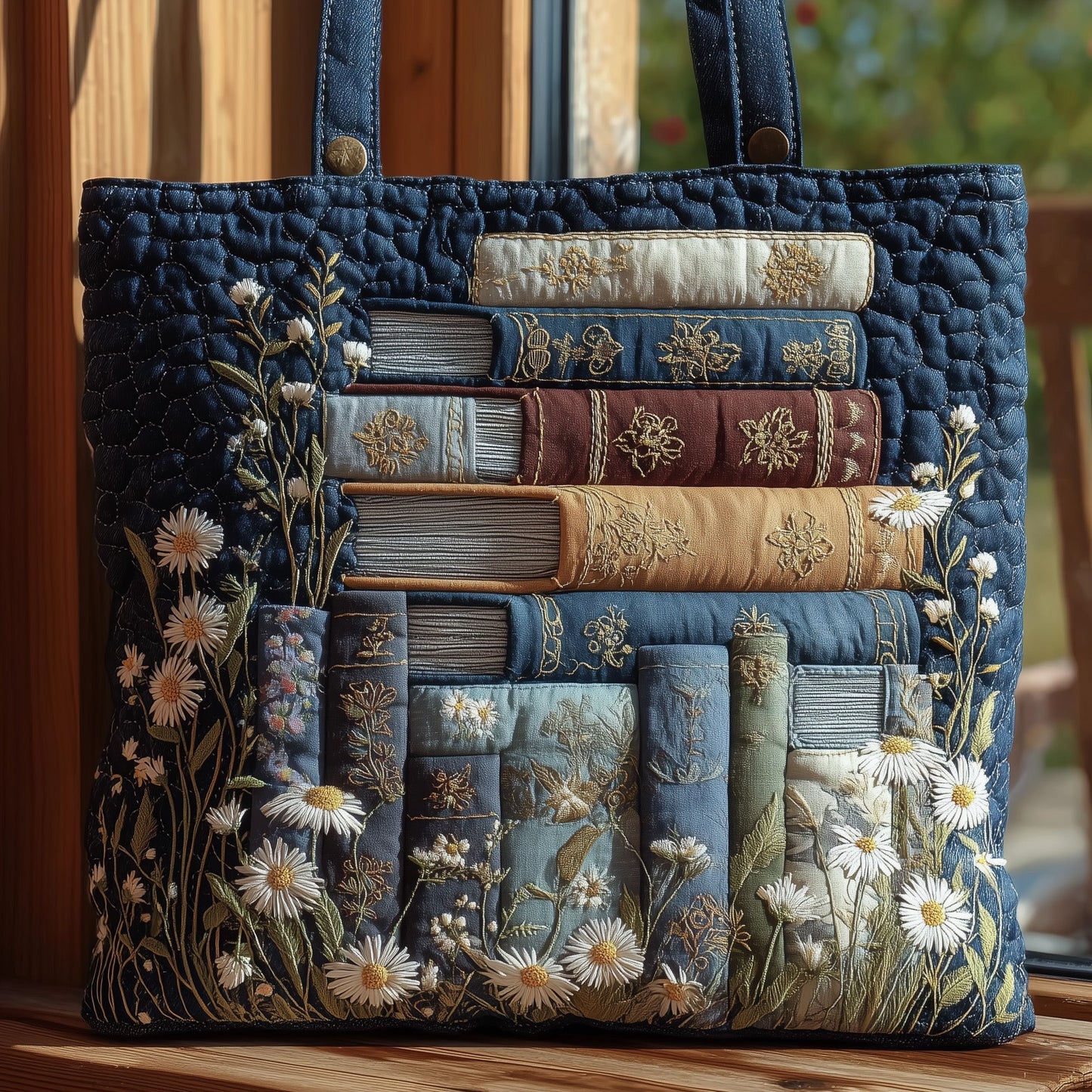 Cozy Book Quilted ToteBag GFTOMA2777
