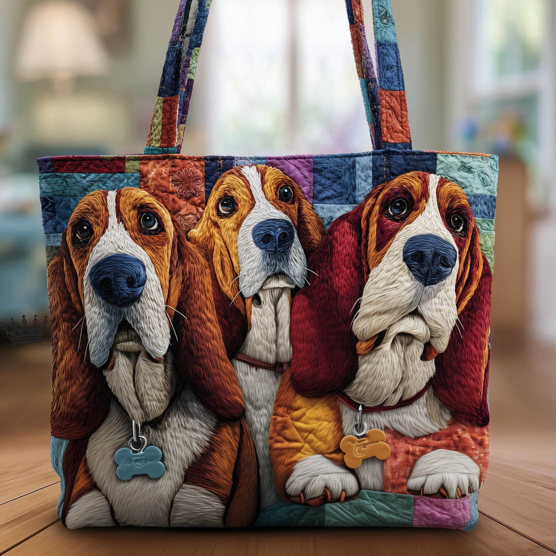 Basset Hound QuiltedTote Bag GFTONT6028