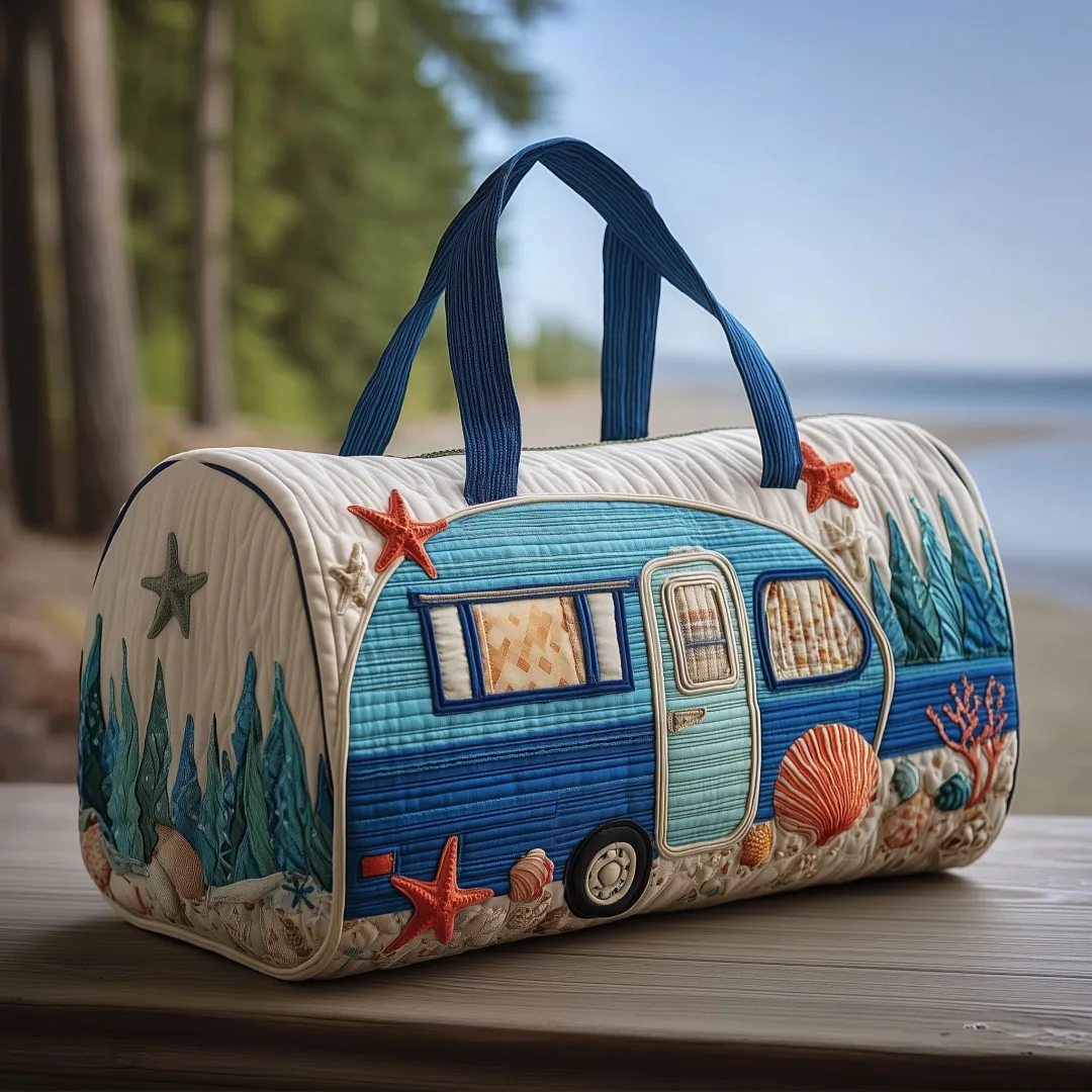 Hippie Journey Quilted Duffle Bag GFTOTP10823