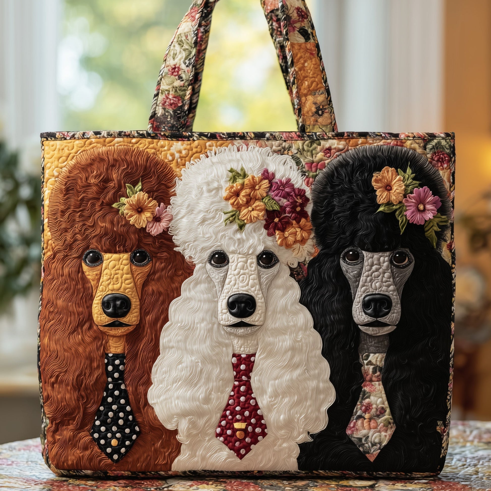 Poodle Friends QuiltedTote Bag GFTOYC195